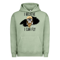 Pigment Oil Green I Beleive I Can Fly, Dog, Urban Hoodie - Bettercallsaul