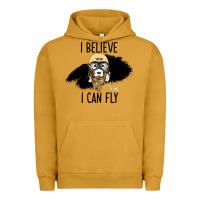 Pigment Peanut Butter I Beleive I Can Fly, Dog, Urban Hoodie - Bettercallsaul