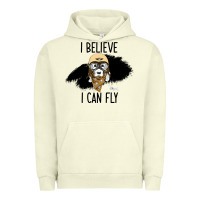 Pigment Pistachio I Beleive I Can Fly, Dog, Urban Hoodie - Bettercallsaul