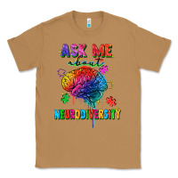 Toasted Coconut Ask me about neurodiversity Classic Tee - FaDigitalArtStudio