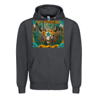 Smoke boho bullskull Zipper Hoodie - RanaPortraitStore