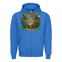 True Royal boho bullskull Zipper Hoodie - RanaPortraitStore