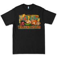 Black happy thanksgiving Premium Tee - FaDigitalArtStudio