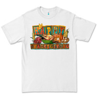 White happy thanksgiving Premium Tee - FaDigitalArtStudio