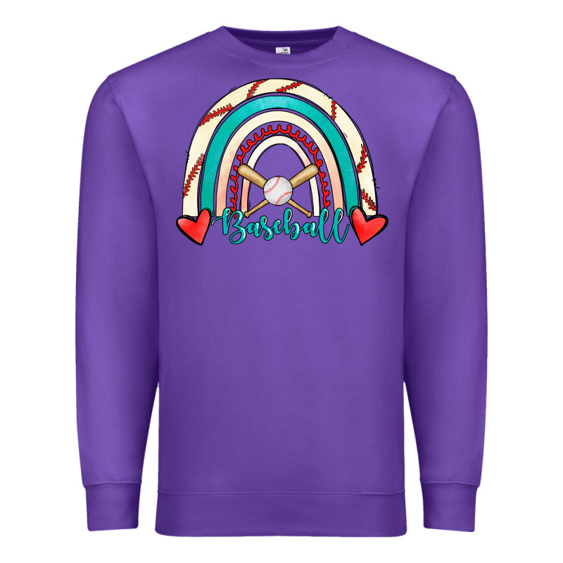 Baseball Rainbow Premium Sweatshirt by RanaPortraitStore | Teevron