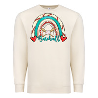 Sandshell Baseball Rainbow Premium Sweatshirt - RanaPortraitStore