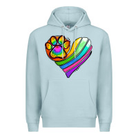 Blue Mist Pride Heart Premium Hoodie - Jasminsmagicworld