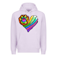Lilac Pride Heart Premium Hoodie - Jasminsmagicworld