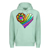 Seafoam Pride Heart Premium Hoodie - Jasminsmagicworld
