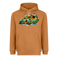 Meerkat Kentucky map sunflower cactus serape Heavyweight Hoodie - RanaPortraitStore