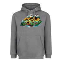Storm Kentucky map sunflower cactus serape Heavyweight Hoodie - RanaPortraitStore
