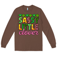 Chestnut sassy little clover st patrick s day Long Sleeve Tee - Artiststas