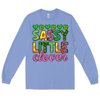 Colony Blue sassy little clover st patrick s day Long Sleeve Tee - Artiststas