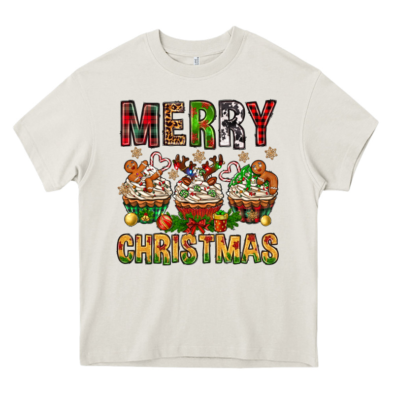 Merry Christmas With Cupcake Bbs Heavy Core Tee by BundleAndBundleShop | Teevron
