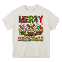 Cream merry christmas with cupcake bbs Heavy Core Tee - BundleAndBundleShop