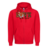 Red love of the tigers Zipper Hoodie - RanaPortraitStore