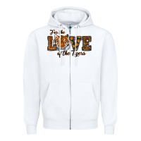 White love of the tigers Zipper Hoodie - RanaPortraitStore