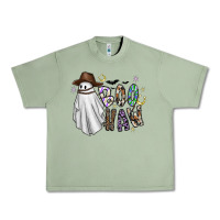 Oil Green Boo Haw Urban Heavy Tee - CowhideDigitalArt