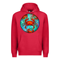 Cardinal crab Premium Hoodie - BarkalooDesign
