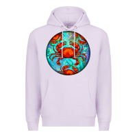 Lilac crab Premium Hoodie - BarkalooDesign