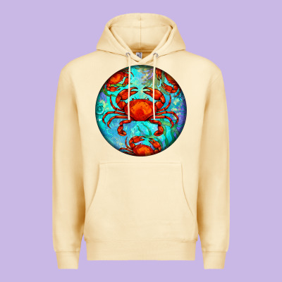 Crab Premium Hoodie Designed By Barkaloodesign