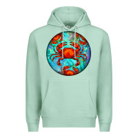 Seafoam crab Premium Hoodie - BarkalooDesign