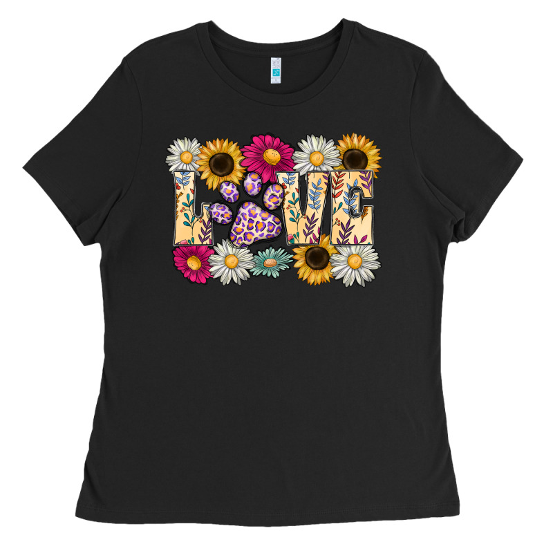 Love Dog Ladies Tee by CowhideDigitalArt | Teevron
