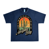Navy Arizona Bay Swim Team Urban Heavy Tee - DesigneFamous