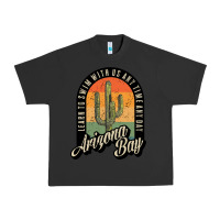 Pigment Black Arizona Bay Swim Team Urban Heavy Tee - DesigneFamous