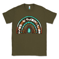 Army Green Western Rainbow Classic Tee - Jasminsmagicworld