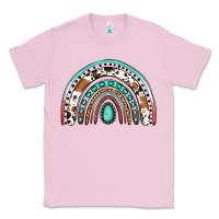 Bubblegum Pink Western Rainbow Classic Tee - Jasminsmagicworld