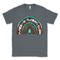 Charcoal Heather Western Rainbow Classic Tee - Jasminsmagicworld