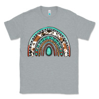 Heather Grey Western Rainbow Classic Tee - Jasminsmagicworld