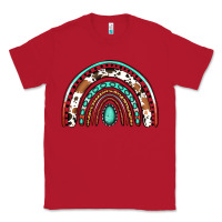 Red Western Rainbow Classic Tee - Jasminsmagicworld