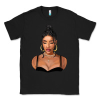 Black black woman Classic Tee - FaDigitalArtStudio