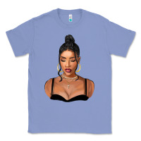 Colony Blue black woman Classic Tee - FaDigitalArtStudio
