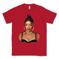 Red black woman Classic Tee - FaDigitalArtStudio