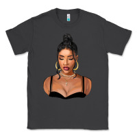 Smoke black woman Classic Tee - FaDigitalArtStudio