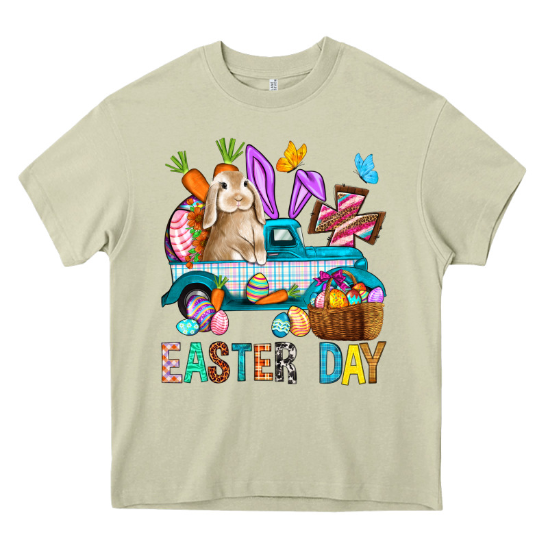Easter Day With Truck Heavy Core Tee by BundleAndBundleShop | Teevron