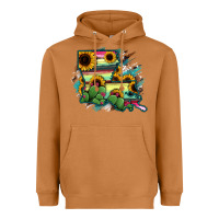 Meerkat Louisiana Map Sunflower Cactus Serape Heavyweight Hoodie - RanaPortraitStore