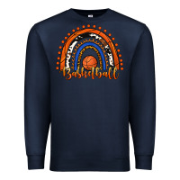 Navy Basketball Rainbow Premium Sweatshirt - RanaPortraitStore