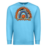 Ocean Blue Basketball Rainbow Premium Sweatshirt - RanaPortraitStore