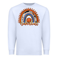 White Basketball Rainbow Premium Sweatshirt - RanaPortraitStore