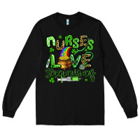 Black nurses love shenanigans st patricks day Long Sleeve Tee - Artiststas