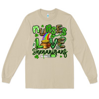 Mushroom nurses love shenanigans st patricks day Long Sleeve Tee - Artiststas