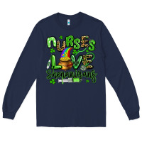 Navy nurses love shenanigans st patricks day Long Sleeve Tee - Artiststas