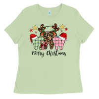 Matcha merry christmas tooth Ladies Tee - CowhideDigitalArt