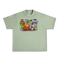 Oil Green halloween Urban Heavy Tee - CowhideDigitalArt