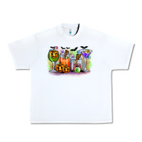 White halloween Urban Heavy Tee - CowhideDigitalArt
