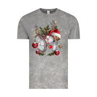 Cloud Rock Merry Christmas Vintage Tee - CowhideDigitalArt